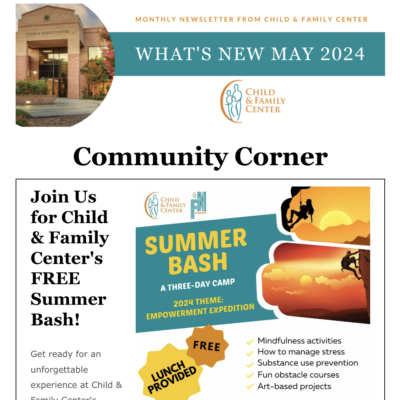 Child & Family Center Newsletter - May 2024